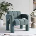 Fauteuil vert de style moderne de 31,1 pouces