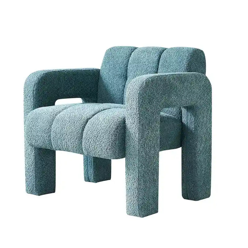Fauteuil vert de style moderne de 31,1 pouces