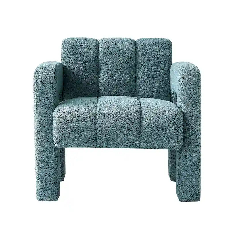Fauteuil vert de style moderne de 31,1 pouces