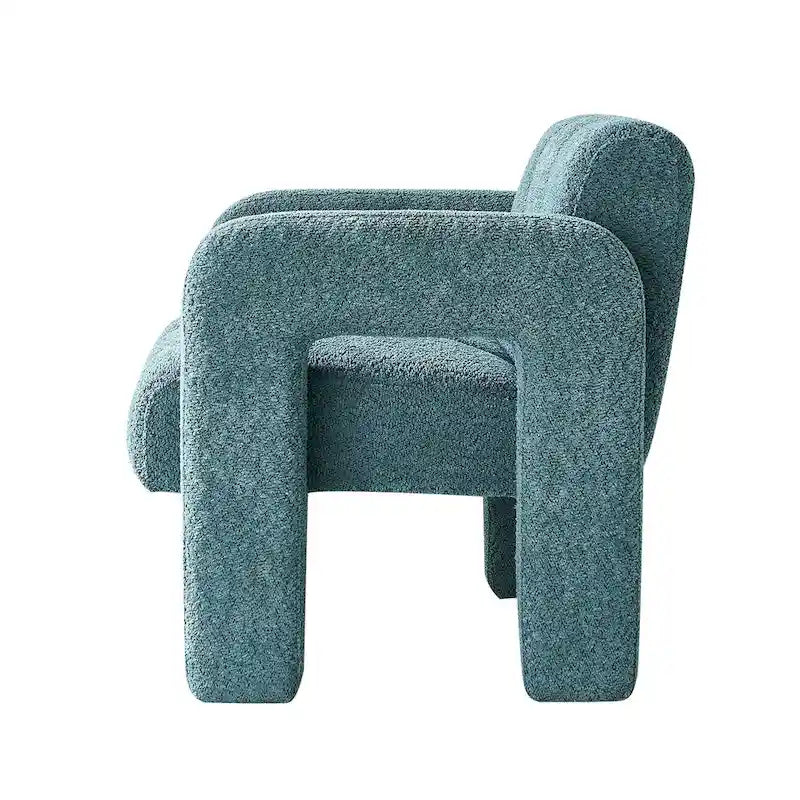 Fauteuil vert de style moderne de 31,1 pouces