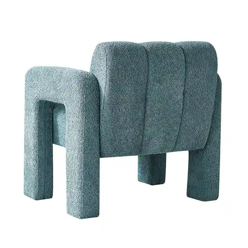 Fauteuil vert de style moderne de 31,1 pouces