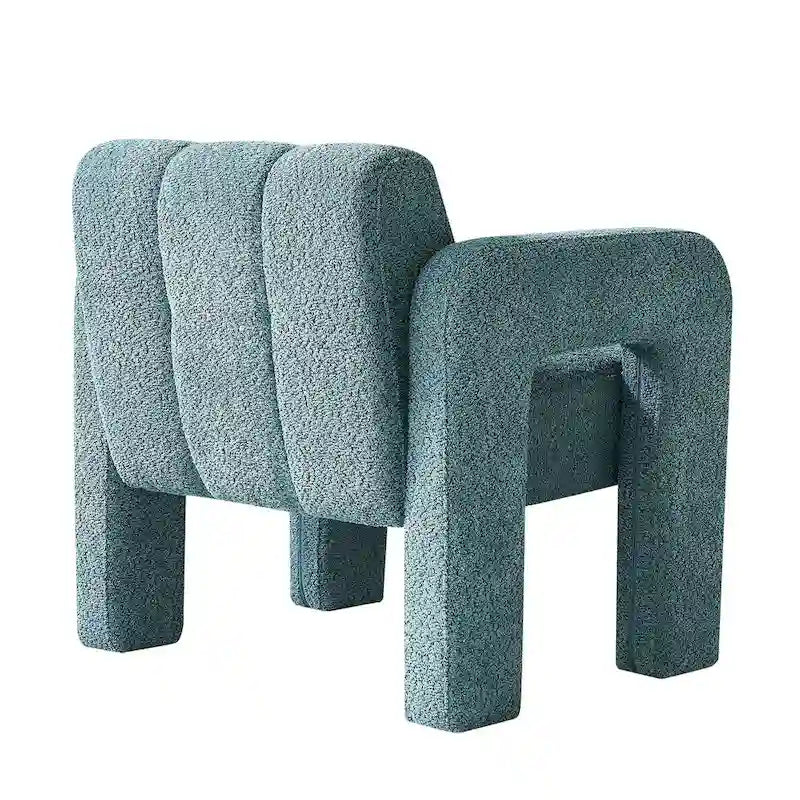 Fauteuil vert de style moderne de 31,1 pouces