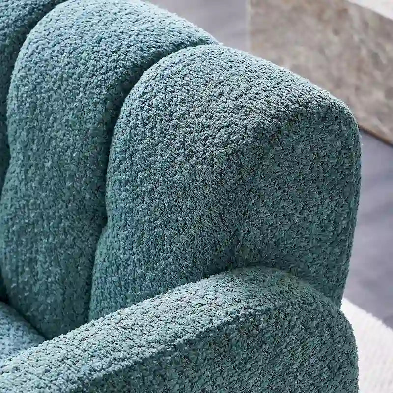 Fauteuil vert de style moderne de 31,1 pouces