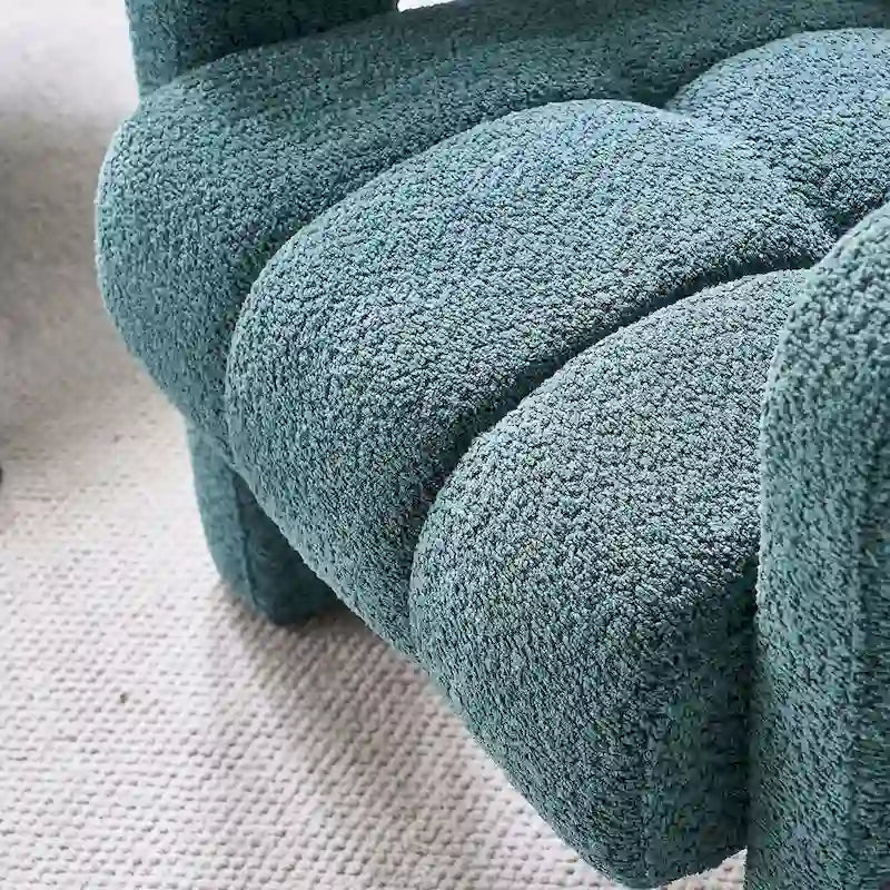 Fauteuil vert de style moderne de 31,1 pouces