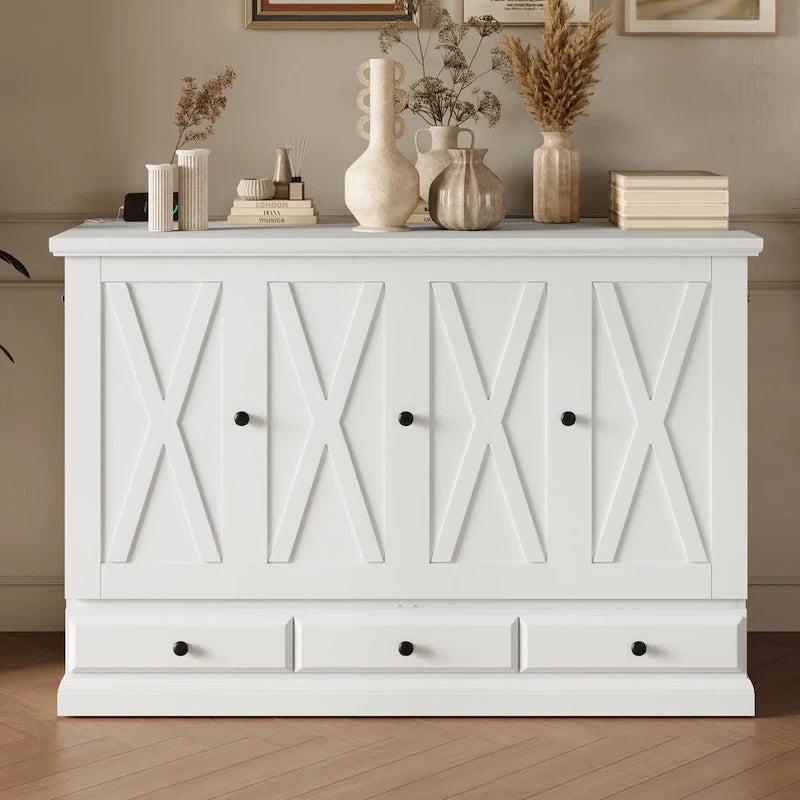 Transformable en un casier de rangement cubique peu encombrant