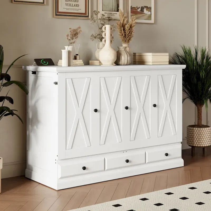 Transformable en un casier de rangement cubique peu encombrant
