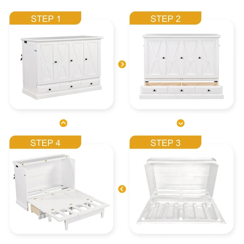Transformable en un casier de rangement cubique peu encombrant