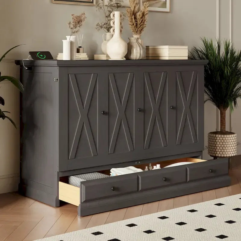 Transformable en un casier de rangement cubique peu encombrant