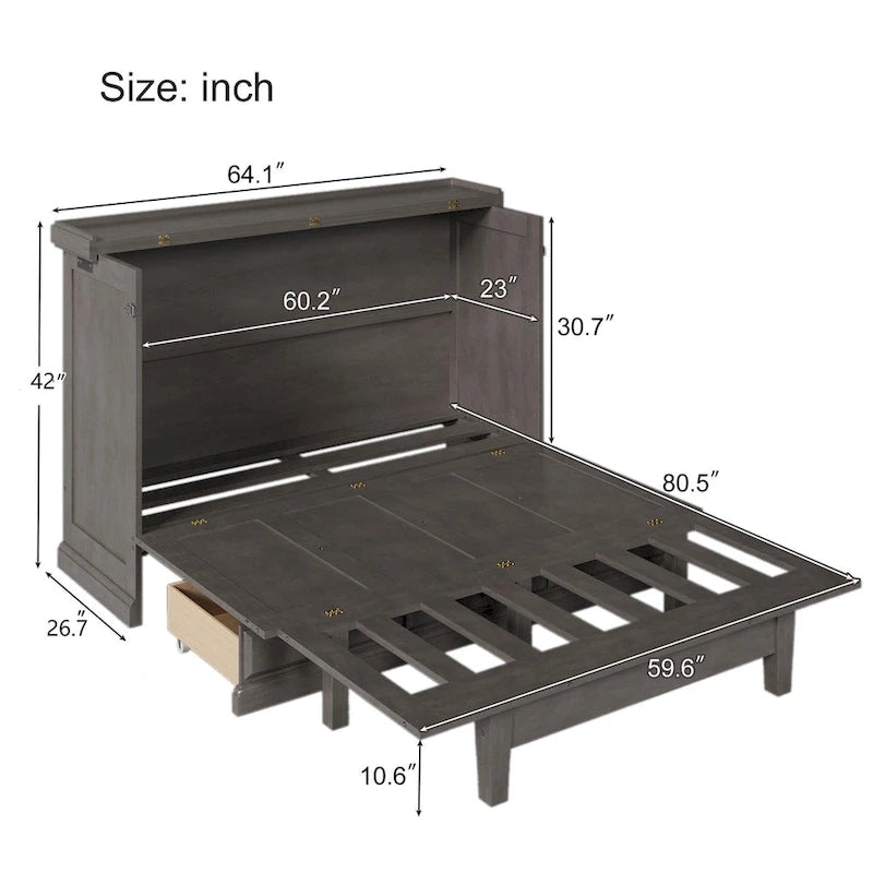 Transformable en un casier de rangement cubique peu encombrant