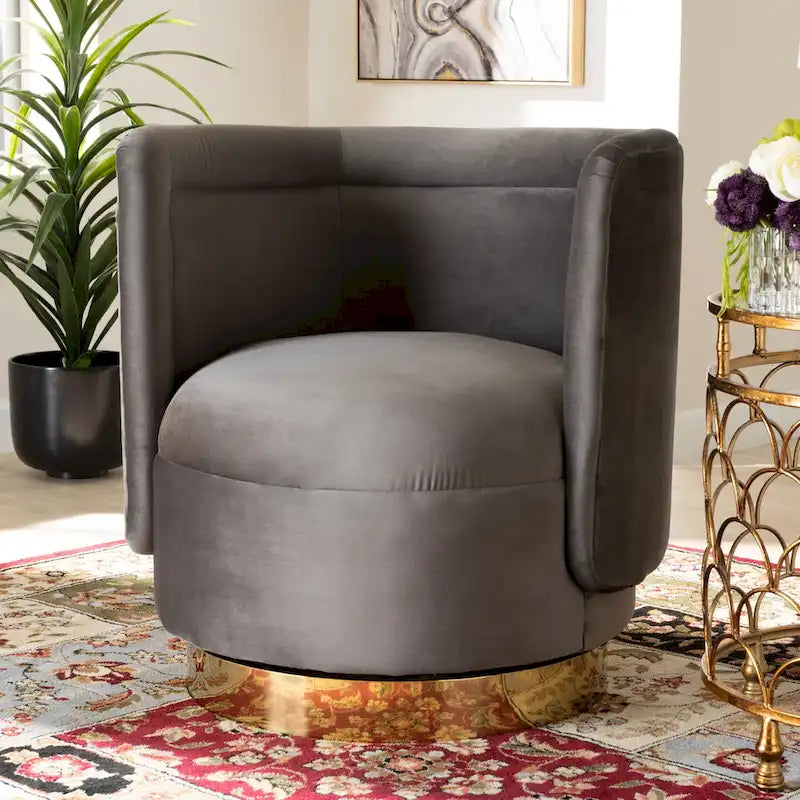 Fauteuil pivotant moelleux