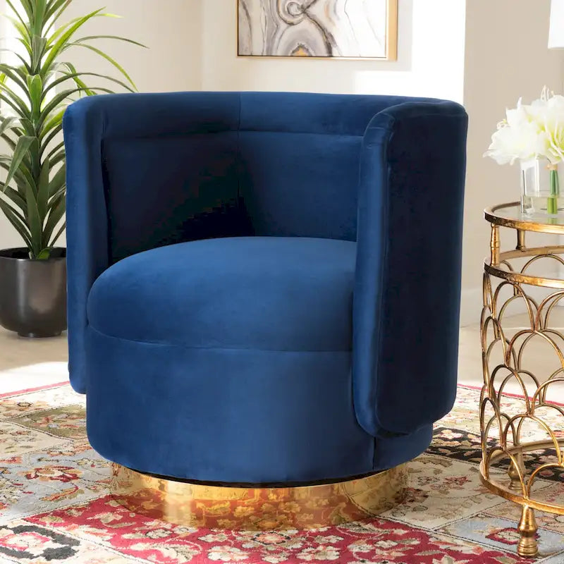 Fauteuil pivotant moelleux