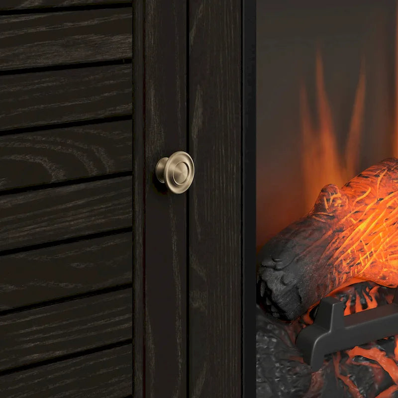 Meuble TV de cheminée électrique de 68 pouces