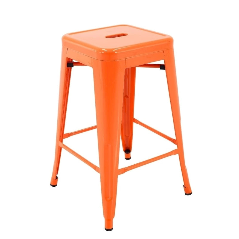 Tabourets de bar en métal pour terrasse intérieure et extérieure