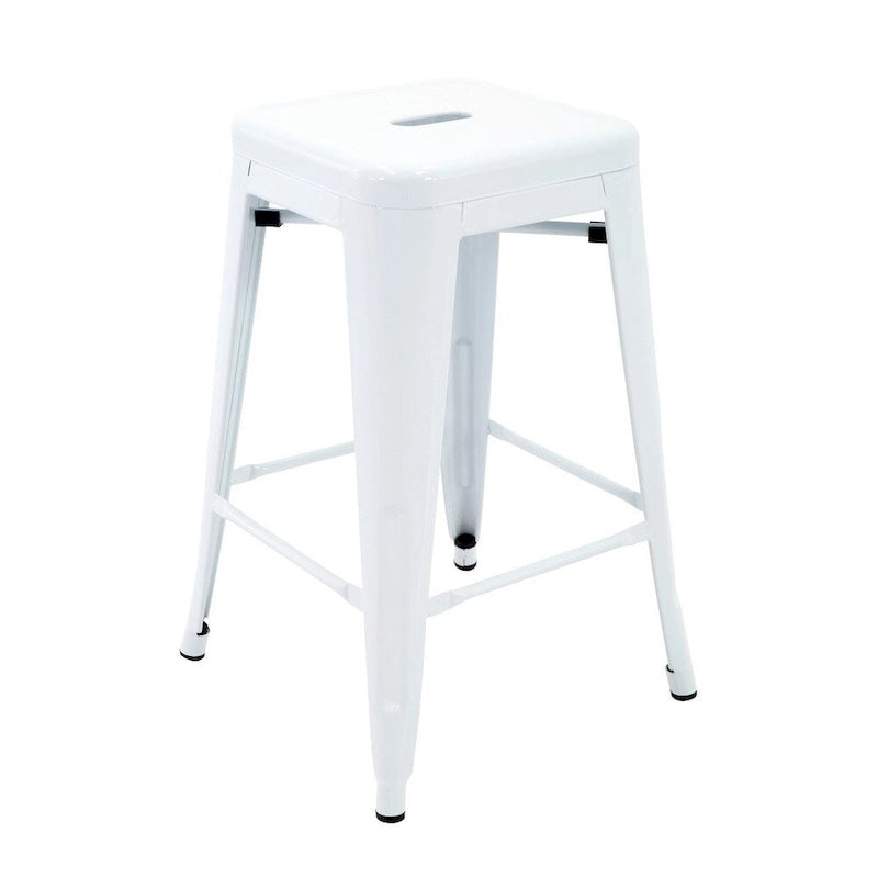 Tabourets de bar en métal pour terrasse intérieure et extérieure