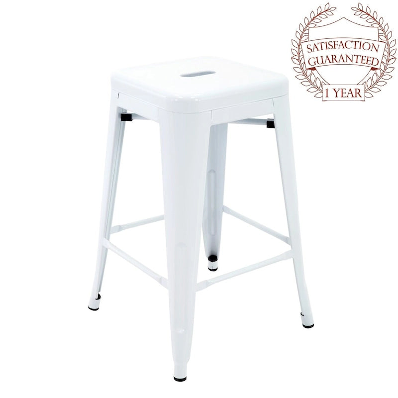 Tabourets de bar en métal pour terrasse intérieure et extérieure