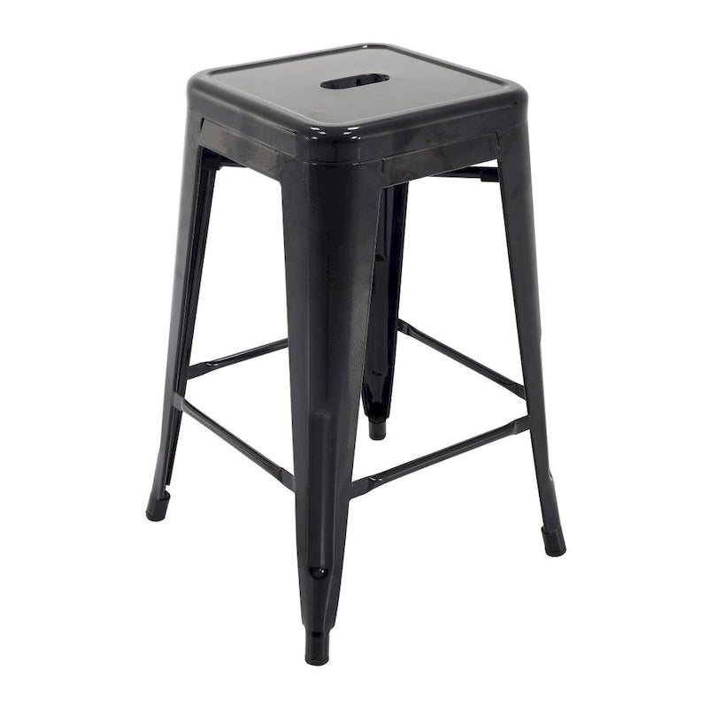 Tabourets de bar en métal pour terrasse intérieure et extérieure