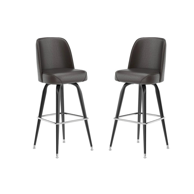 Tabourets de bar en métal, lot de 2