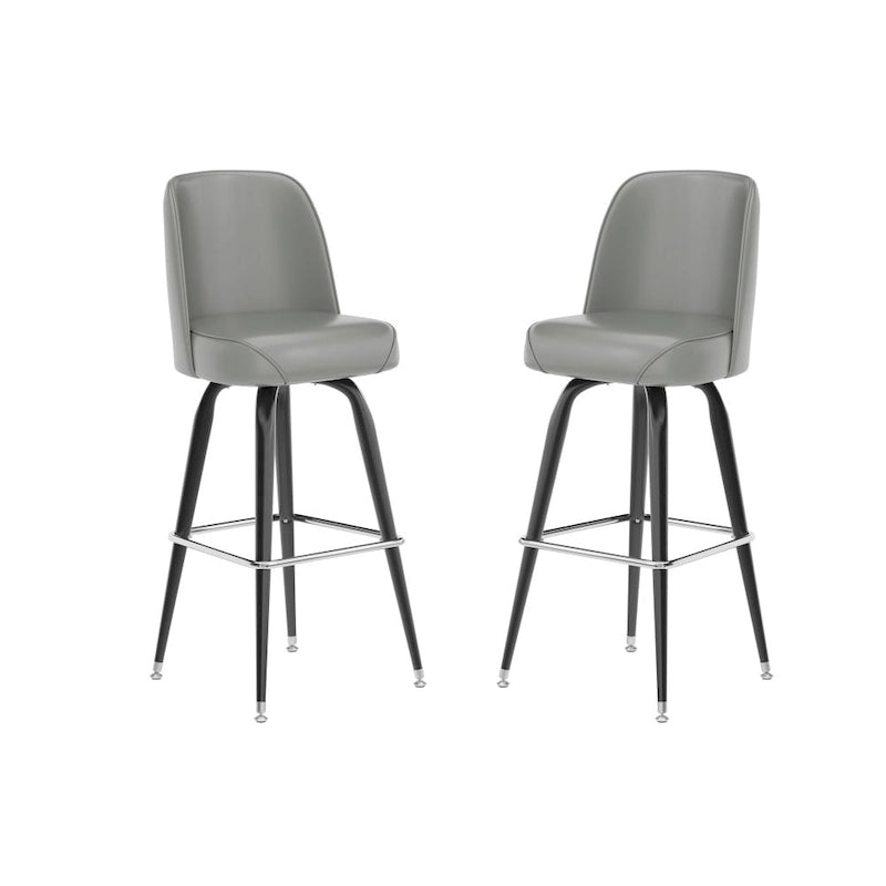 Tabourets de bar en métal, lot de 2