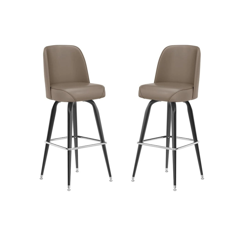 Tabourets de bar en métal, lot de 2