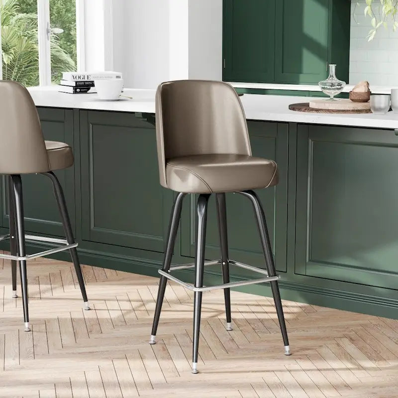 Tabourets de bar en métal, lot de 2