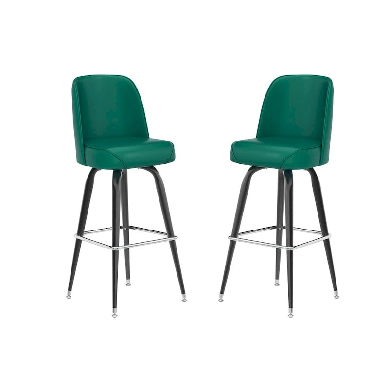 Tabourets de bar en métal, lot de 2