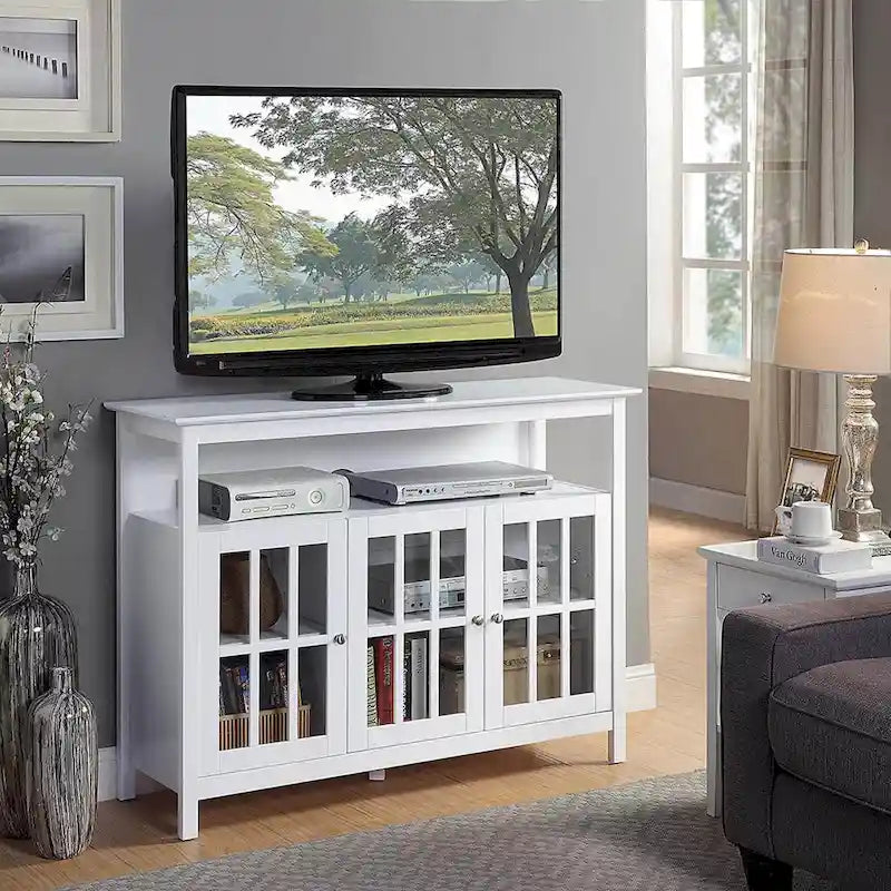 Meuble TV de luxe avec rangements et étagères