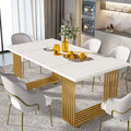 Table de salle à manger moderne, 180 cm de long