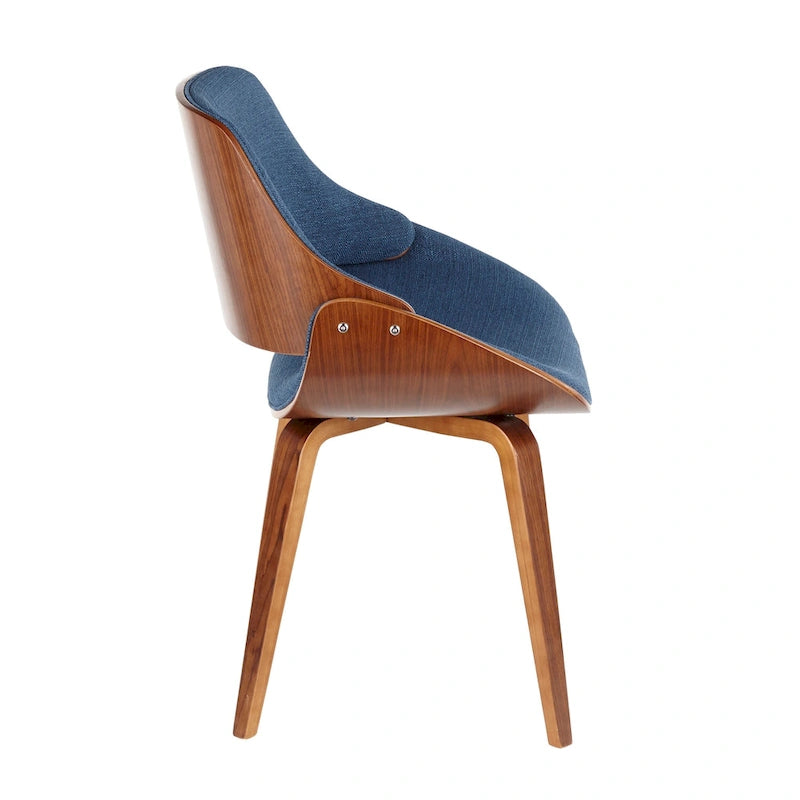 Chaise de salle à manger moderne capitonnée de style médiéval