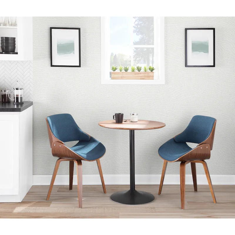 Chaise de salle à manger moderne capitonnée de style médiéval