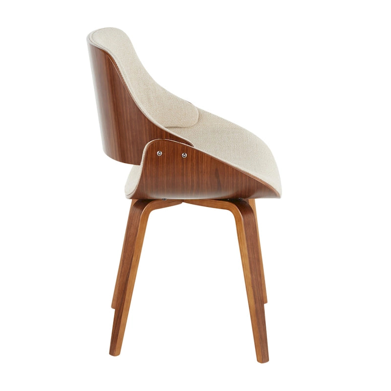 Chaise de salle à manger moderne capitonnée de style médiéval