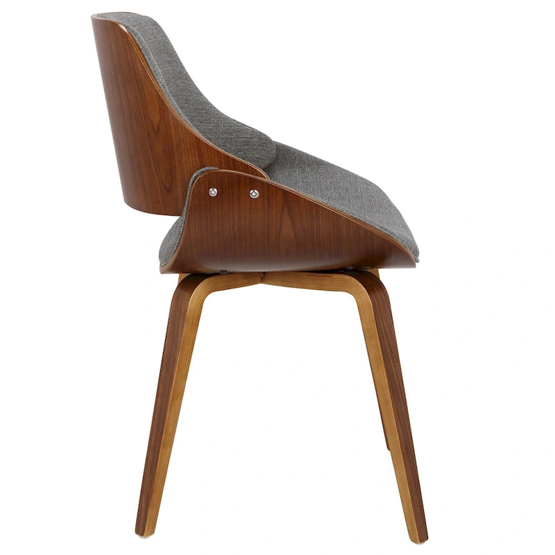 Chaise de salle à manger moderne capitonnée de style médiéval