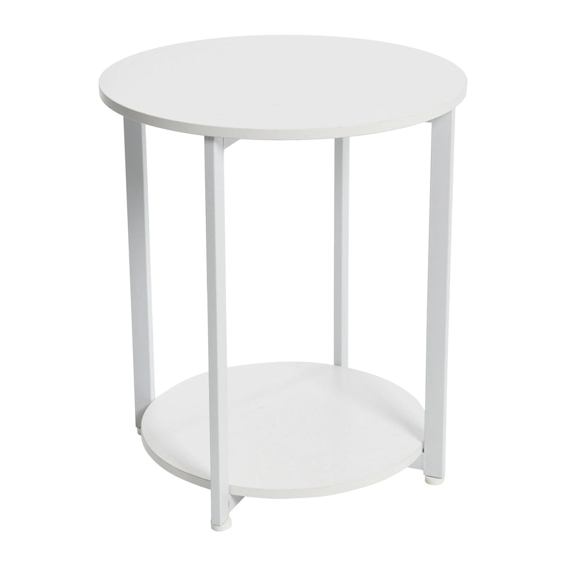Table d'appoint latérale Household Essentials avec étagère de rangement