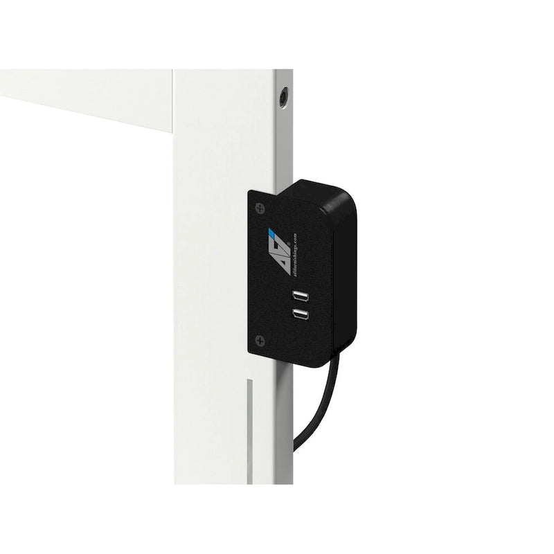 Lit plateforme avec pied de lit assorti et deux tiroirs