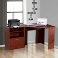 Bureau informatique avec meuble pour imprimante