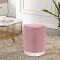 Tabouret de coiffeuse rond en velours