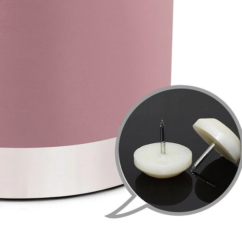 Tabouret de coiffeuse rond en velours