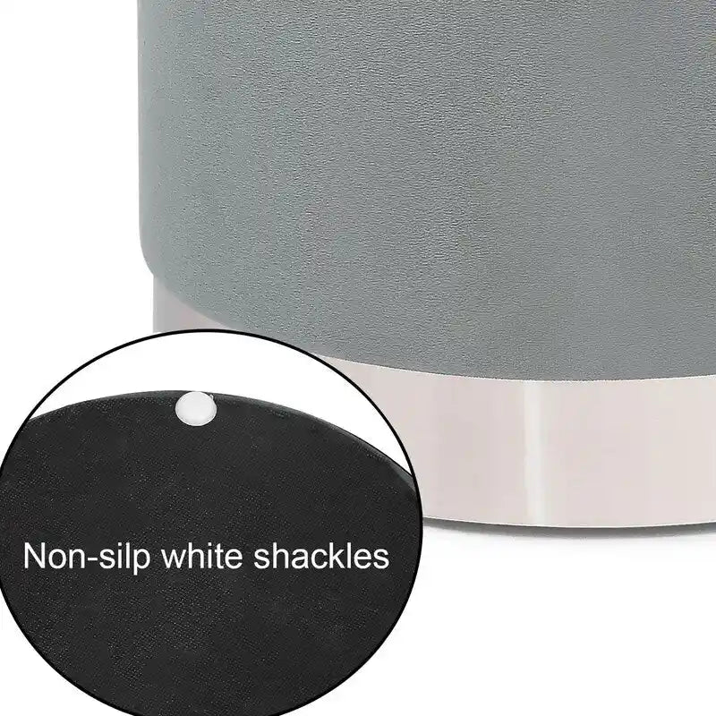 Tabouret de coiffeuse rond en velours
