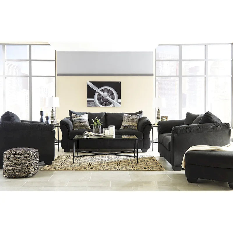 Chaise noire contemporaine