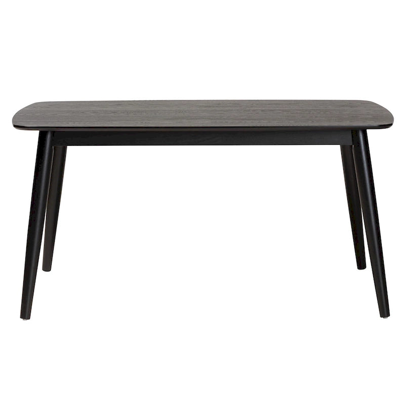 Table de salle à manger en bois fini Mid-Century Modern