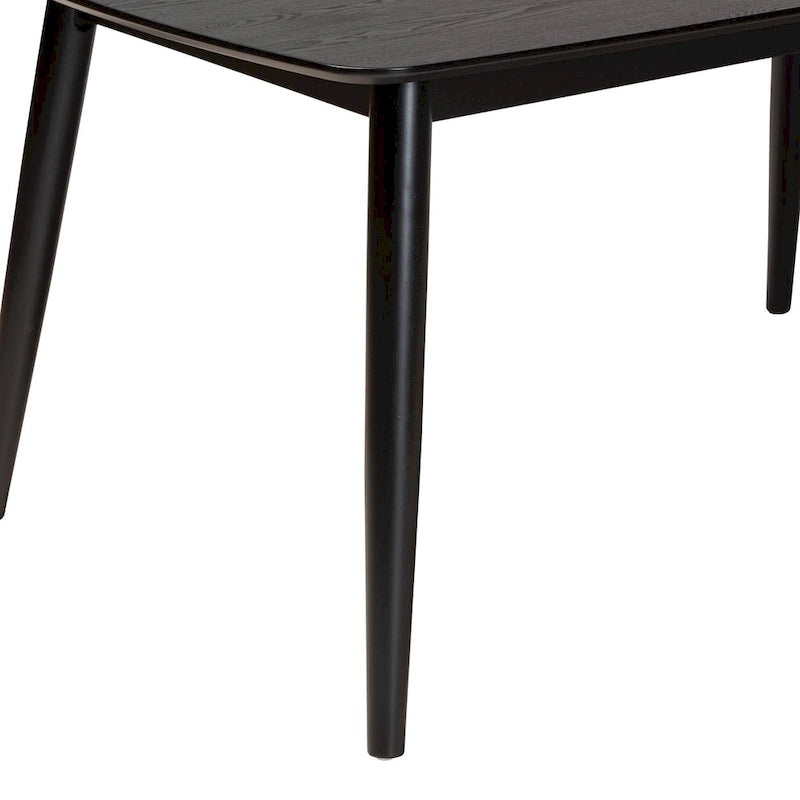 Table de salle à manger en bois fini Mid-Century Modern