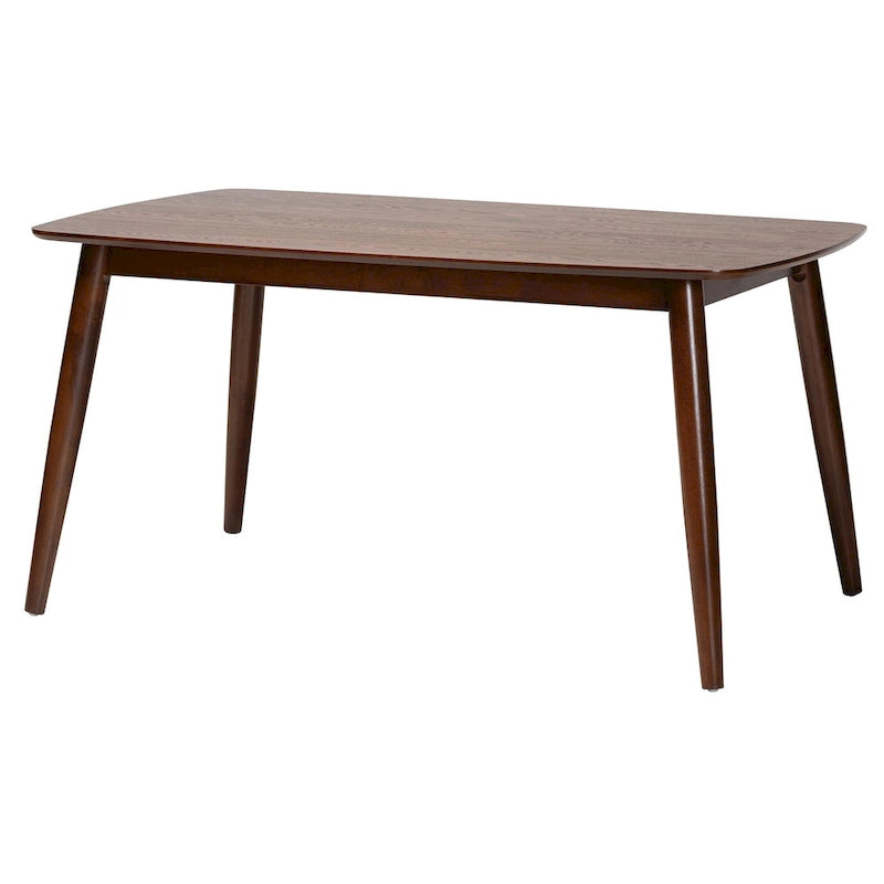 Table de salle à manger en bois fini Mid-Century Modern