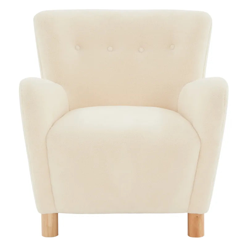 Chaise décorative en laine artificielle