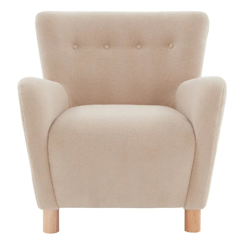 Chaise décorative en laine artificielle
