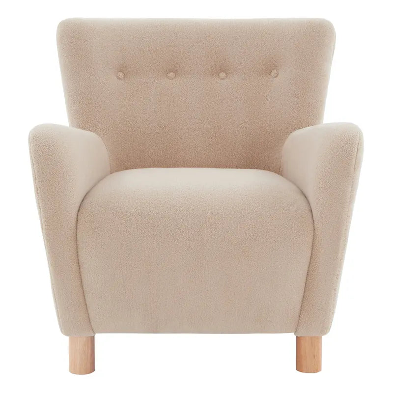 Chaise décorative en laine artificielle