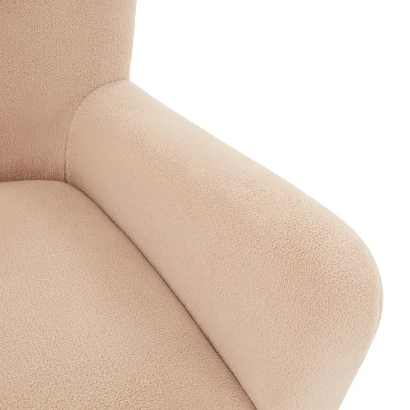 Chaise décorative en laine artificielle