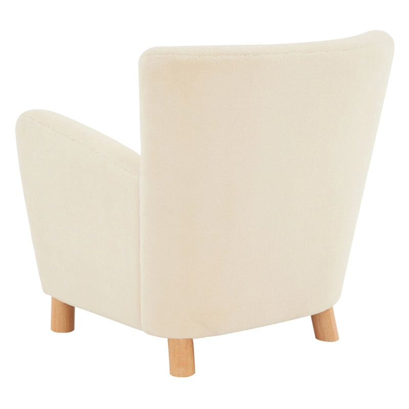 Chaise décorative en laine artificielle