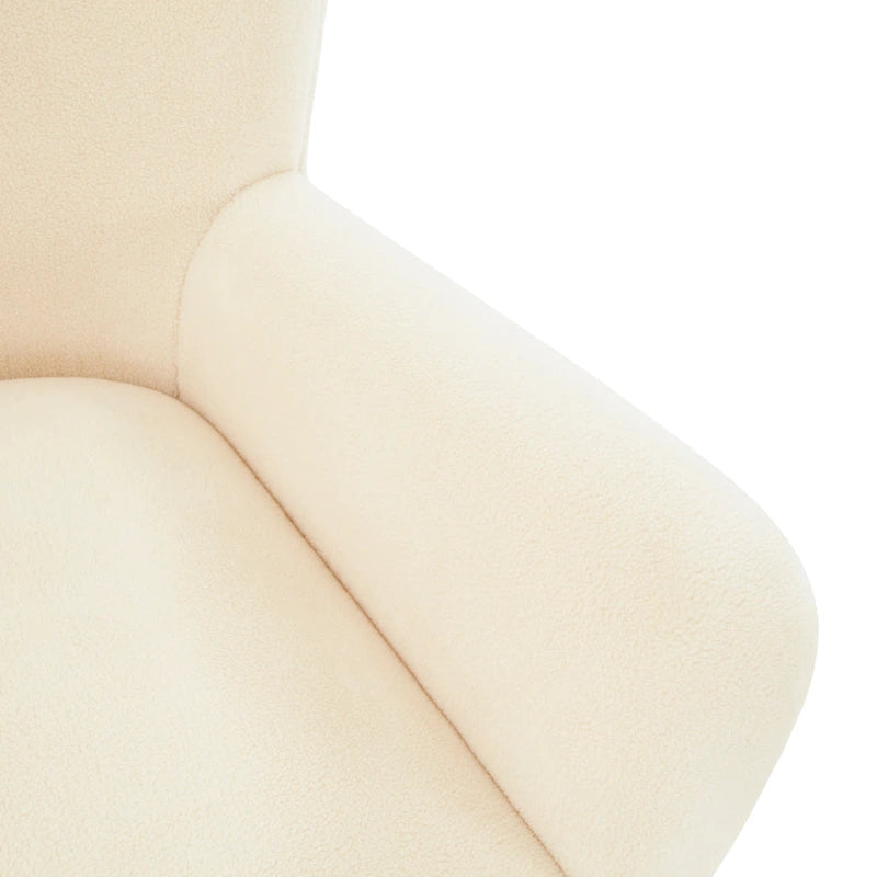 Chaise décorative en laine artificielle