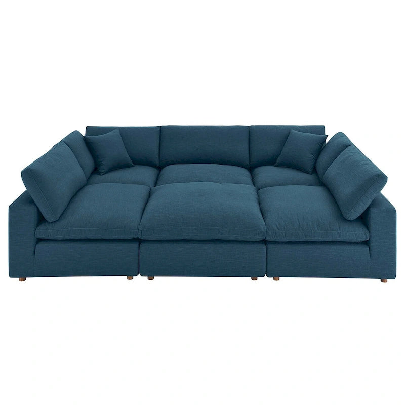 Canapé modulaire extra-épais garni de duvet