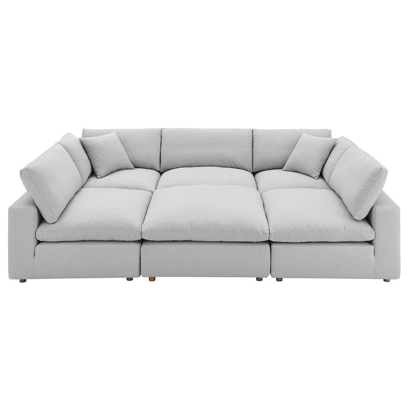 Canapé modulaire extra-épais garni de duvet