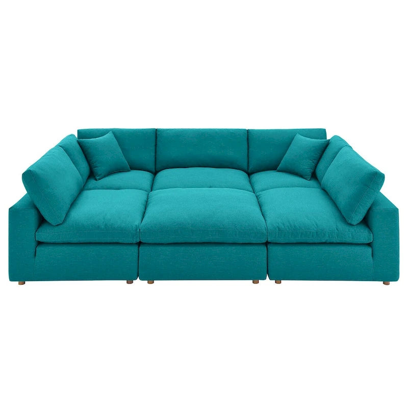 Canapé modulaire extra-épais garni de duvet